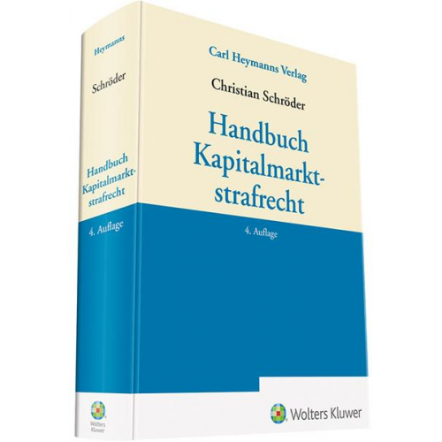 Christian Schröder - Handbuch Kapitalmarktstrafrecht