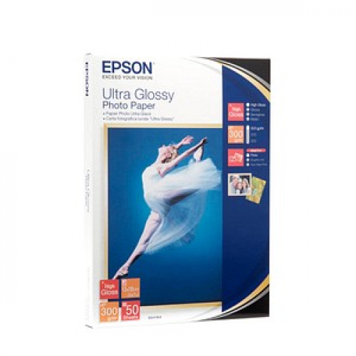 EPSON Fotopapier S041944 13,0 x 18,0 cm hochglänzend 300 g/qm 50 Blatt