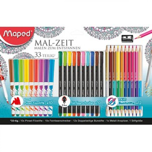 maped Mal-Zeit Malset farbsortiert, 1 Set