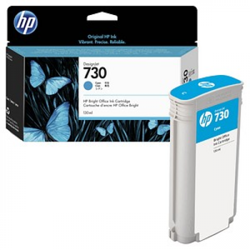 HP 730 (P2V62A) cyan Druckerpatrone