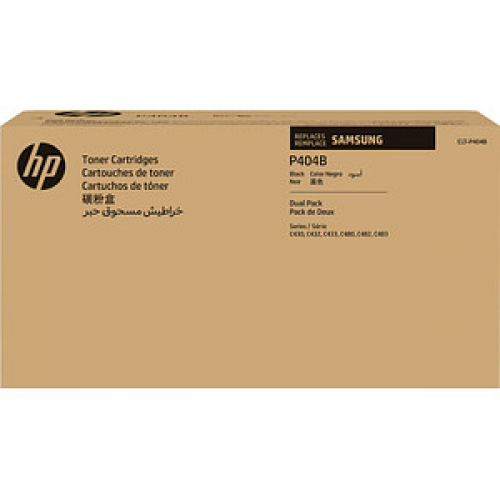 HP CLT-P404B (SU364A) schwarz Toner, 2er-Set