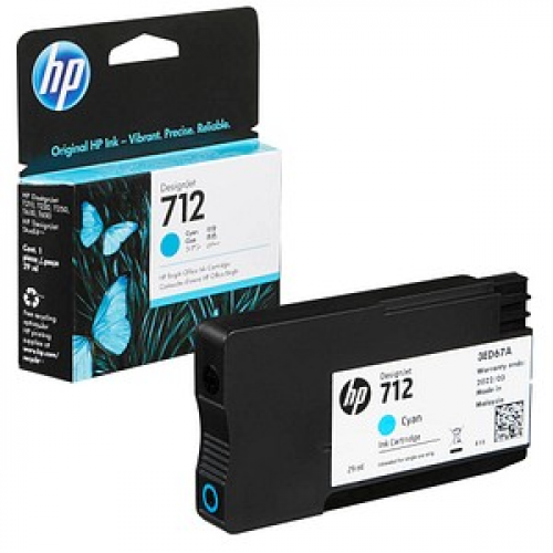 HP 712 (3ED67A) cyan Druckerpatrone