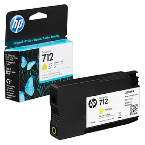 HP 712 (3ED69A) gelb Druckerpatrone