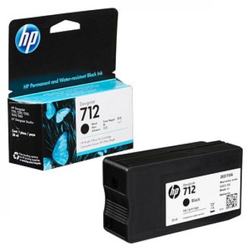 HP 712 (3ED70A) schwarz Druckerpatrone