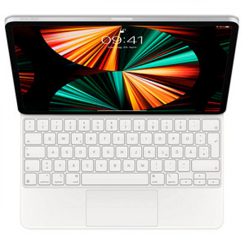 Apple Magic Keyboard Tablet-Tastatur weiß geeignet für Apple iPad Air 5G (2024), Apple iPad Pro 12,9" 3. Gen (2018), Apple iPad Pro 12,9" 4. Gen (2020), Apple iPad Pro 12,9" 5. Gen (2021), Apple iPad Pro 12,9" 6. Gen (2022)