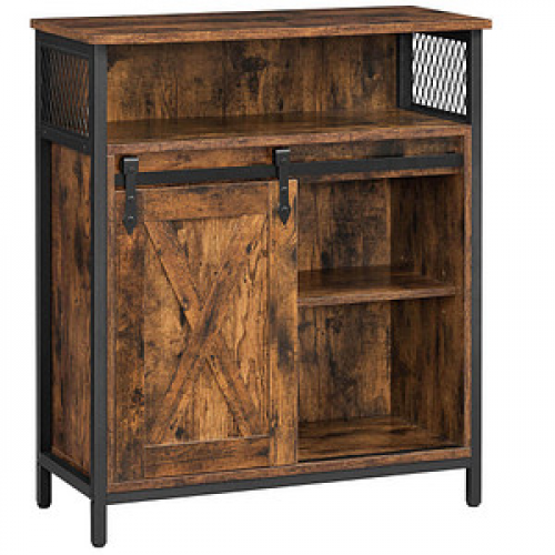 VASAGLE Sideboard, LSC089B01V1 braun 70,0 x 30,0 x 80,0 cm