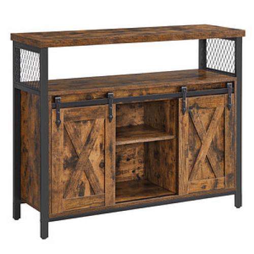 VASAGLE Sideboard, LSC092B01 braun 100,0 x 33,0 x 80,0 cm