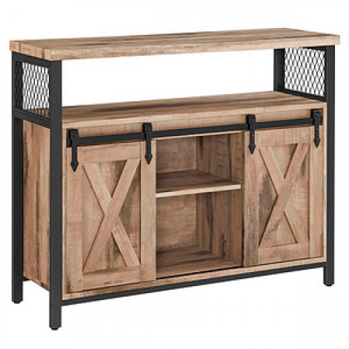 VASAGLE Sideboard, LSC092B50 natur 100,0 x 33,0 x 80,0 cm