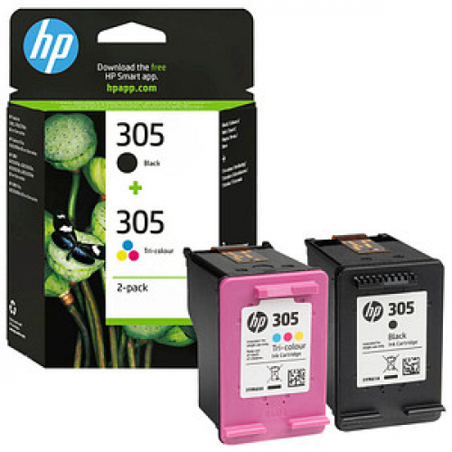 HP 305 (6ZD17AE) schwarz, color Druckerpatronen, 2er-Set