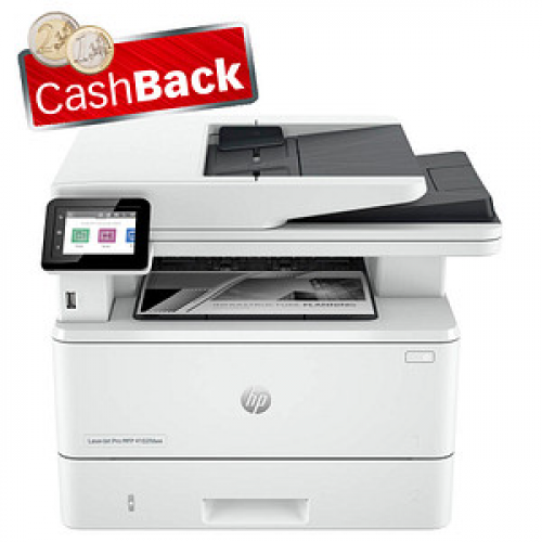 AKTION: HP LaserJet Pro MFP 4102fdw 4 in 1 Laser-Multifunktionsdrucker weiß mit CashBack