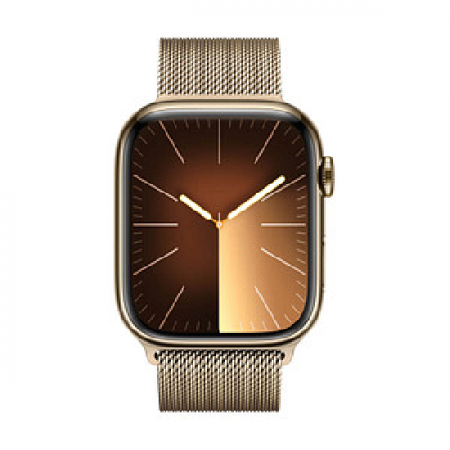 Apple Milanaise 45 mm Smartwatch-Armband gold