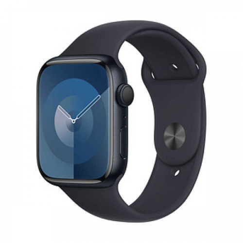 Apple Watch Series 9 45 mm Aluminium (GPS) Sportarmband M/L  mitternacht