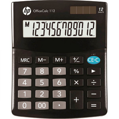 HP OfficeCalc 112 Tischrechner schwarz