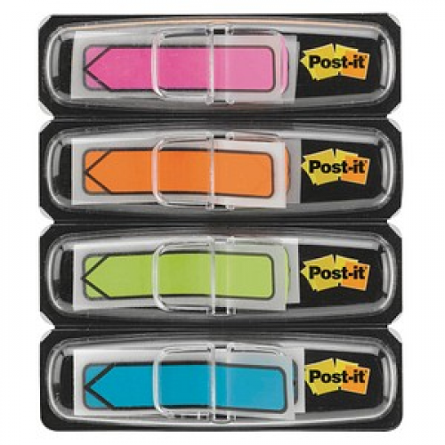 Post-it® Index Mini Haftmarker farbsortiert "Pfeil" 4x 24 Streifen