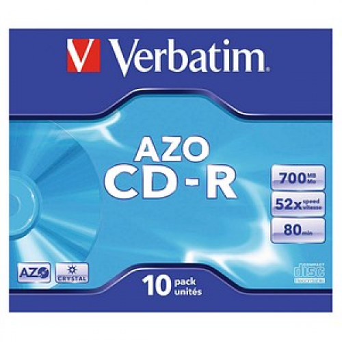 10 verbatim CD-R 700 MB