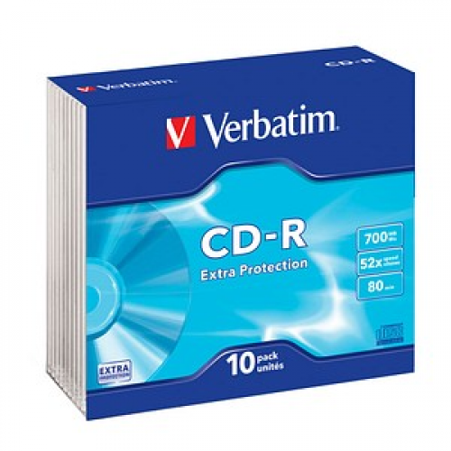 10 verbatim CD-R 700 MB