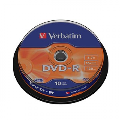 10 verbatim DVD-R 4,7 GB