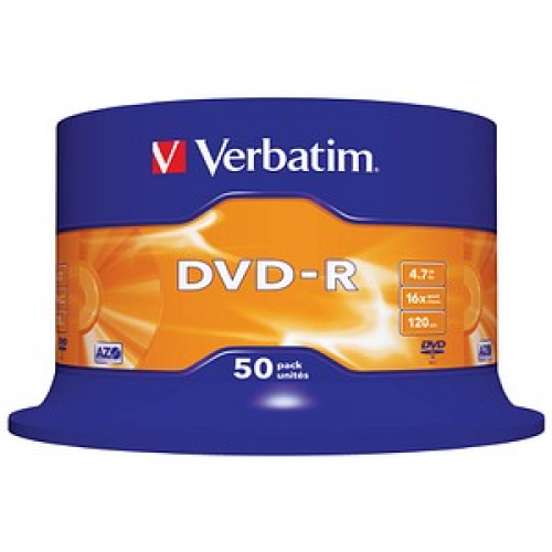 50 verbatim DVD-R 4,7 GB