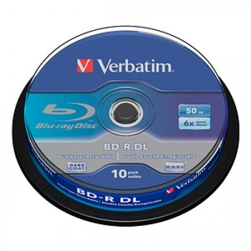 10 verbatim Blu-ray BD-R 50 GB Double Layer