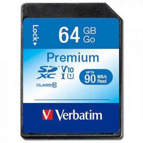 verbatim Speicherkarte SDXC-Card Premium 64 GB