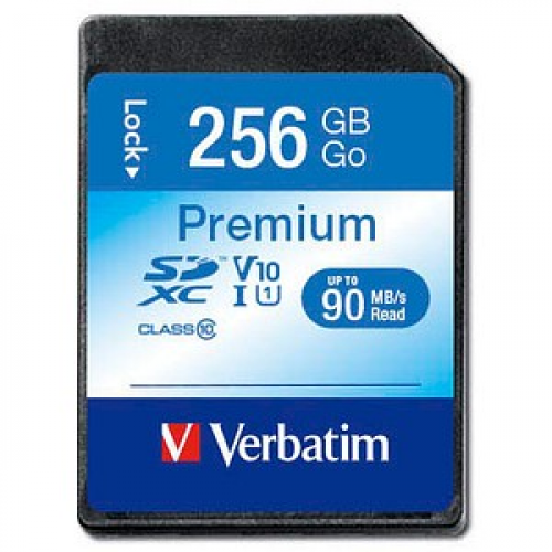 verbatim Speicherkarte SDXC-Card Premium 256 GB