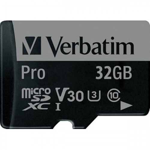 verbatim Speicherkarte microSDHC/SDXC-Card Pro 32 GB