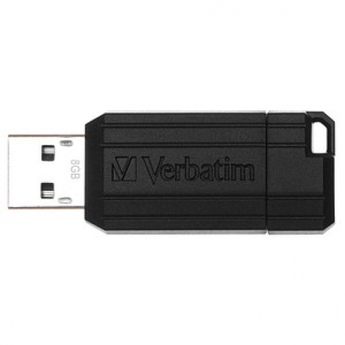 verbatim USB-Stick PinStripe schwarz 8 GB