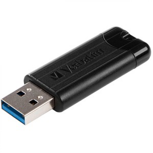 verbatim USB-Stick PinStripe 3.0 schwarz 64 GB