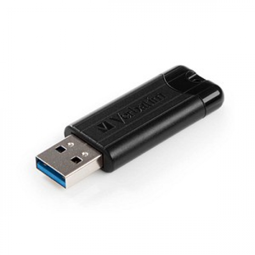 verbatim USB-Stick PinStripe 3.0 schwarz 128 GB