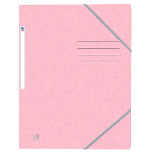 OXFORD Eckspanner TOP FILE+ DIN A4 pastell-rosa