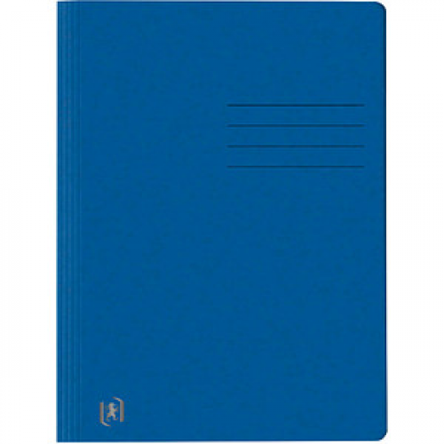 OXFORD Schnellhefter TOP FILE+ Karton blau DIN A4