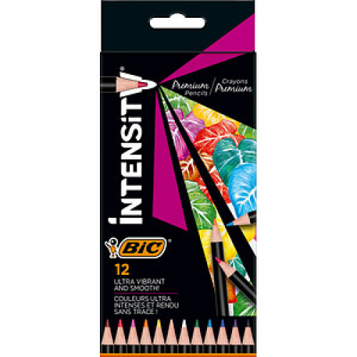 BIC INTENSITY Premium Buntstifte farbsortiert, 12 St.