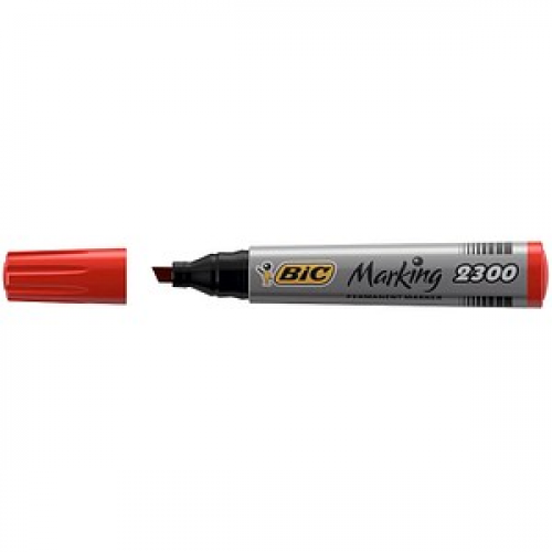 BIC MARKING® 2300 ECOlutions® Permanentmarker rot 3,7 - 5,5 mm, 1 St.