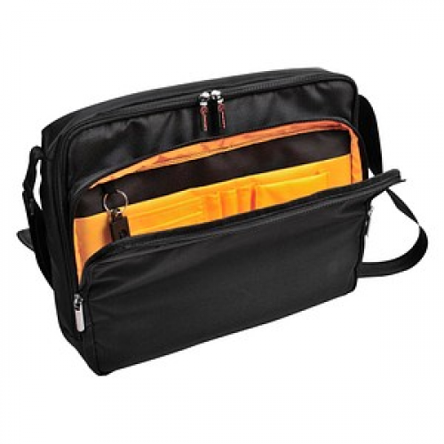 Exacompta Laptoptasche Exactive Kunstfaser schwarz, orange 17234E bis 35,6 cm (14 Zoll)