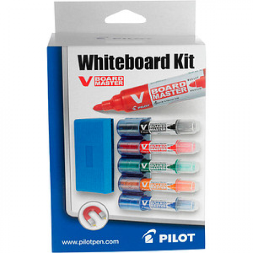 PILOT V BOARD MASTER Set Whiteboard-Marker farbsortiert 2,0 - 5,0 mm, 5 St.