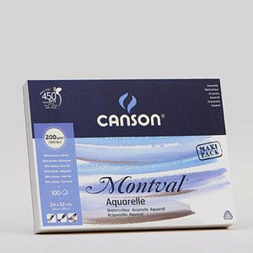 canson Aquarellblock Montval 24,0 x 32,0 cm