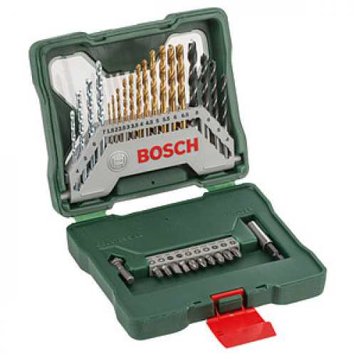 BOSCH X-Line TiN-beschichtetes Bit-Set, 30-teilig