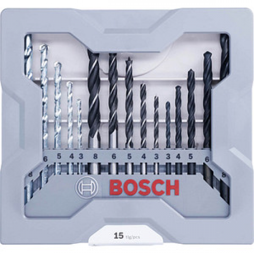 BOSCH X-Pro Line CYL-1 Bohrer-Set, 15-teilig