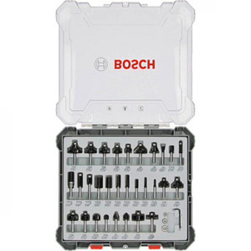 BOSCH Mixed Set Fräser-Set 30-teilig