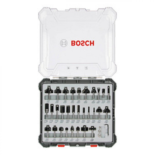 BOSCH Mixed Set Fräser-Set 30-teilig