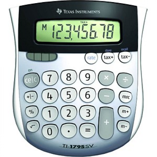 TEXAS INSTRUMENTS TI-1795 SV Taschenrechner silber/schwarz