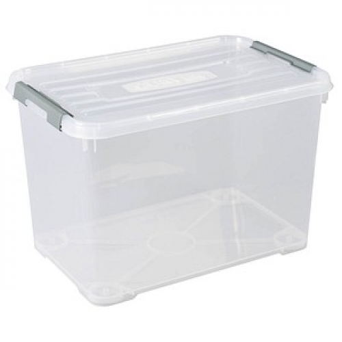 3 curver HANDY Aufbewahrungsboxen 65,0 l transparent 60,0 x 40,0 x 38,8 cm