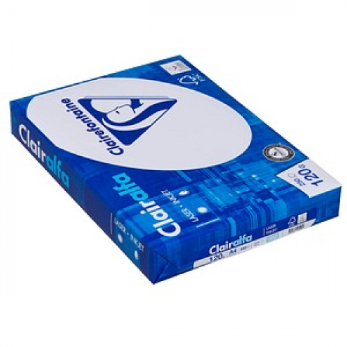 Clairefontaine Kopierpapier Clairalfa DIN A4 120 g/qm 250 Blatt