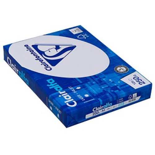 Clairefontaine Kopierpapier Clairalfa DIN A4 250 g/qm 125 Blatt