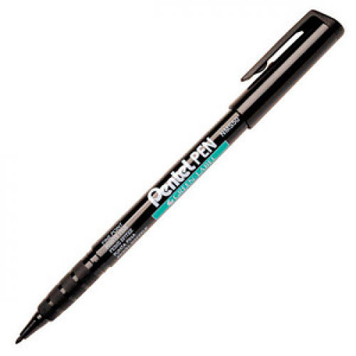 Pentel green Label NMS50-AO Permanentmarker schwarz 1,0 mm, 1 St.