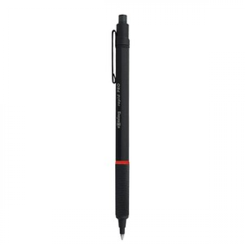 rotring Kugelschreiber rapid Pro schwarz, Schreibfarbe: blau, 1 St.