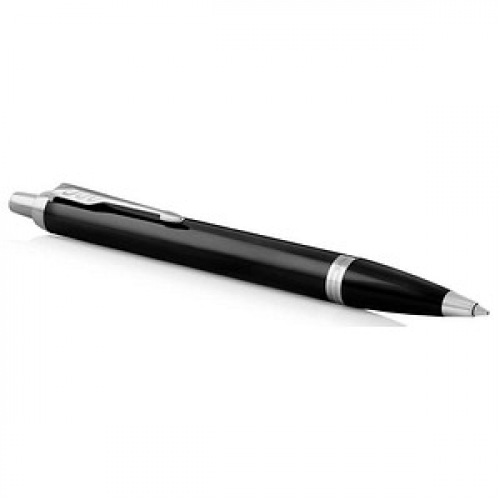 PARKER Kugelschreiber IM Black Lacquer schwarz Schreibfarbe blau, 1 St.
