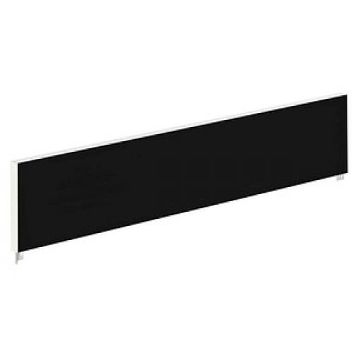 PAPERFLOW Tischtrennwand, schwarz 120,0 x 33,0 cm