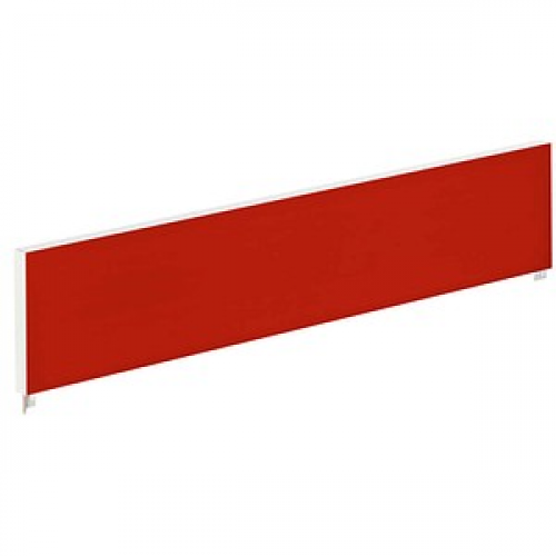 PAPERFLOW Tischtrennwand, rot 140,0 x 33,0 cm
