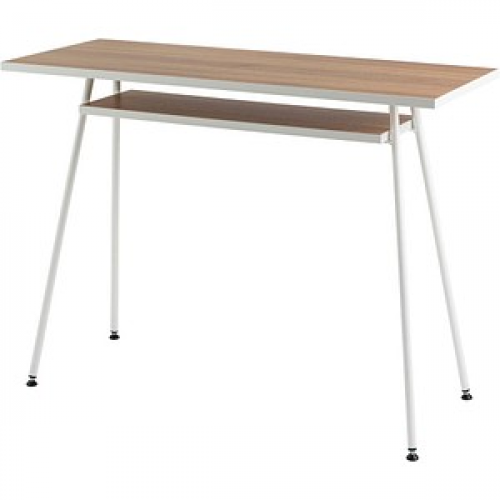 PAPERFLOW easyHome LV1 Schreibtisch walnuss rechteckig, A-Fuß-Gestell weiß 100,0 x 40,0 cm